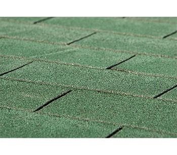 Weka Dachschindeln rechteckig, 3 m², Dunkelgrün - Bitumen