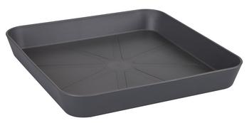 elho Kunststoff-Untersetzer, quadratisch, anthrazit