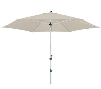 Doppler Sonnenschirm Expert Auto Tilt, rund, ca. Ø320 cm, Braun - Aluminium / Polyester