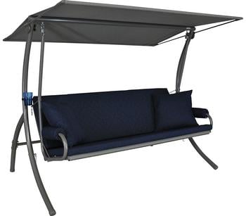 Angerer Hollywoodschaukel schaukel Elegance Joy marineblau, 3-Sitzer
