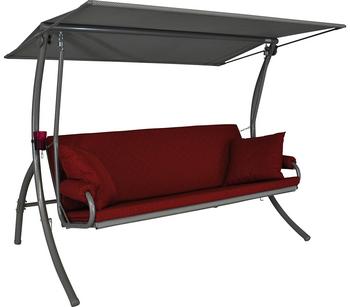 Angerer Hollywoodschaukel Elegance Joy bordeaux, 3-Sitzer