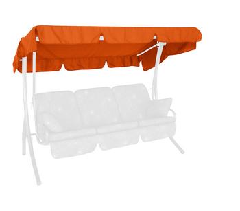 Angerer Sonnendach Swingtex für 3-Sitzer Hollywoodschaukel schaukeln, 210 x 145 cm, Orange - Polyacryl