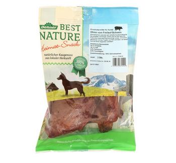 Dehner Best Nature Hundesnack Ohren vom Freilauf-Schwein, 2 Stk.
