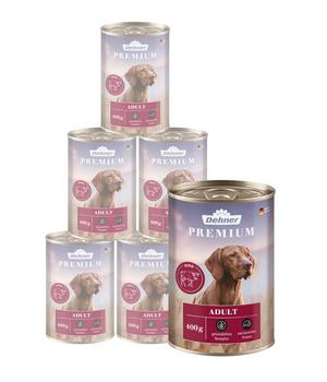 Dehner Premium Nassfutter für Hunde Adult