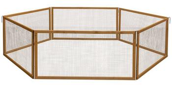 KERBL Freilaufgehege Vario, ca. B120/H59/T120 cm - Holz / Metall