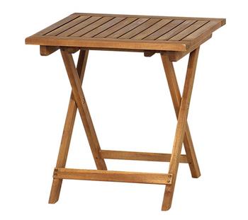 Siena Garden Hocker Paleros, ca. B50/H52/T50 cm, Hellbraun - Akazienholz