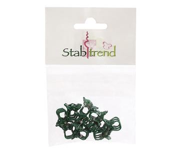 Stabtrend Orchideenclips, grün, 10er Pack - Kunststoff