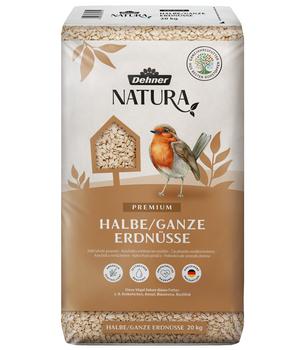 Dehner Natura Premium Wildvogelfutter Halbe/Ganze Erdnüsse