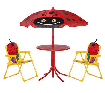 Siena Garden Kinder-Set Marie, Gelb / Rot - Polyester Stahl