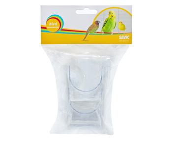 SAVIC Napf für den Vogelkäfig, 2er-Pack - Kunststoff
