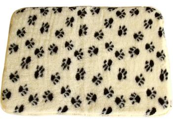 K & N Haustierdecke mit Pfoten, rechteckig, ca. B100/T70 cm