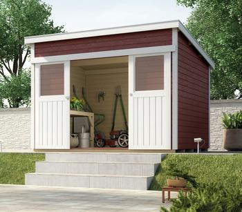 Weka Schiebetürhaus 225 Gr. 2, ca. B315/H238/T335 cm