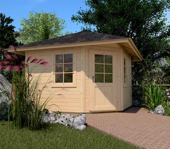 Weka Gartenhaus 149 5-Eck Gr. 1, ca. B318/H276/T318 cm
