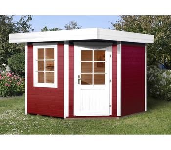 Weka Designhaus 213 Gr.1, ca. B278/H237/T278 cm, Rot