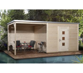 Weka Designhaus wekaLine 413 B Gr.2, ca. B610/H244/T310 cm, Natur - Holz