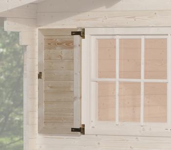 Weka Fensterladen 1-seitig, Natur