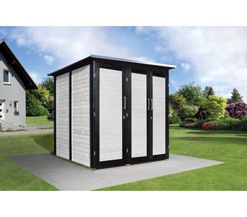 Weka Modul Save Bike für Garten [Q], Dunkelgrau - Holz