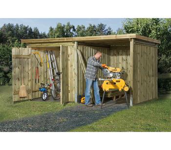 Weka Lagerhaus 607 Variante 2, ca. B408/H214/T318 cm