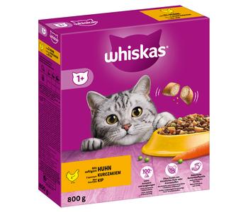 Whiskas® Trockenfutter für Katzen 1+, 800 g