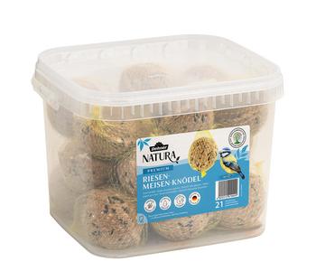 Dehner Natura Premium Wildvogelfutter Riesen-Meisenknödel, mit Netz