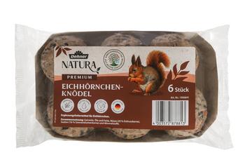 Dehner Natura Premium Eichhörnchen-Knödel, 6 Stk.