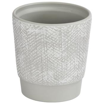 Dehner Keramik-Übertopf Tessa, konisch, grau