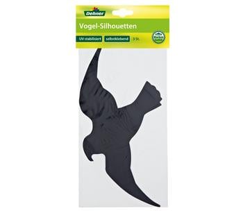 Vogel-Silhouetten, 3 Stk. von Dehner, Schwarz - Kunststoff