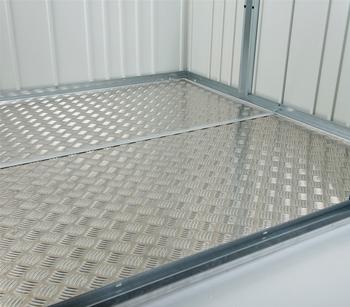 Biohort Bodenplatte Europa, Neo, Geräteschrank und WoodStock , Silber - Aluminium