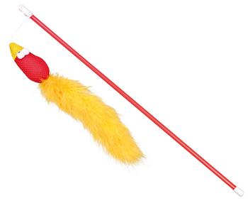 Trixie Katzenspielzeug Spielangel mit Vogel