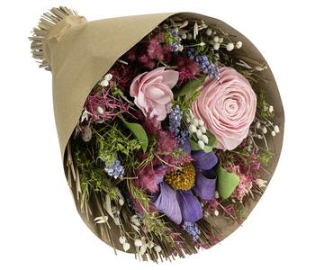 Trockenblumenbouquet Beauty Pink