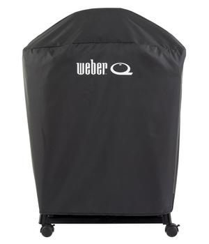 Weber Abdeckhaube Premium für Q1000 und 2000N-Serie mit Stand/Rollwagen, ca. B77/H40/T52 cm