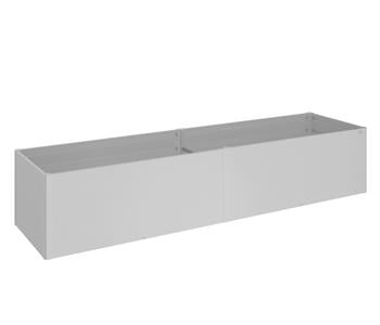 Biohort Metall-Hochbeet 4x1, ca. B397/H77/T102 cm