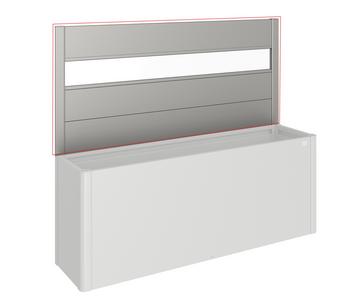 Biohort Sichtschutz mit Acrylglas für HochBeet 4x1, ca. B397/H91/T4 cm