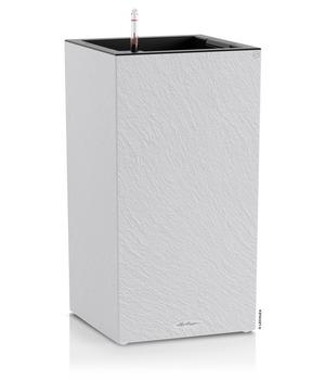 LECHUZA® Kunststoff-Topf Canto Slatestone inkl. Pflanzeinsatz, rechteckig