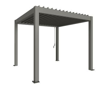 Biohort Pergola 3 x 3, ca. B312/H255/T312 cm, quarzgrau-metallic