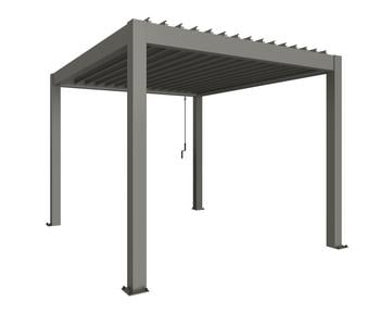Biohort Pergola 3 x 3,5, ca. B312/H255/T367,5 cm, quarzgrau-metallic