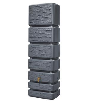 4rain Wandtank Slim Stone Decor, 350 l, ca. B60/H184/T39 cm
