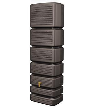 4rain Wandtank Slim Wood Decor, 350 l, ca. B60/H184/T39 cm