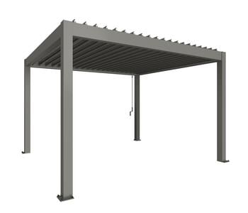 Biohort Pergola 4 x 3,5, ca. B404,5/H255/T367,5 cm, quarzgrau-metallic