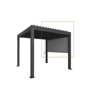 Biohort Sonnenschutzrollo Gr. 3,5 m, ca. B235/H10/T327 cm