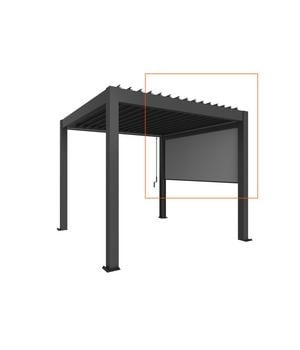 Biohort Sonnenschutzrollo Gr. 4 m, ca. B235/H10/T327 cm