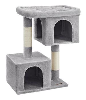 Feandrea Kratzbaum mit zwei Höhlen XL, ca. B88/H101/T57 cm