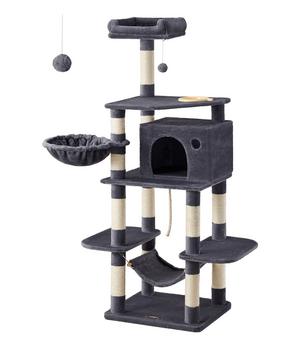 Feandrea Kratzbaum mit Fressnapf, ca. B108/H164/T76