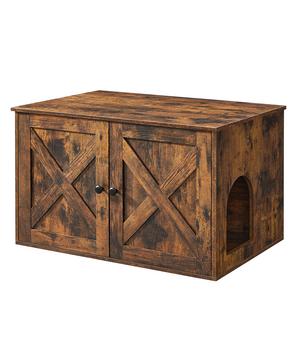 Feandrea Katzenklo-Schrank mit Türen, ca. B80/H49,2/T53 cm