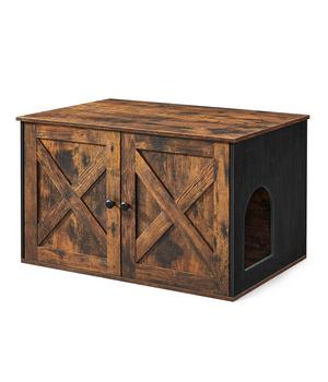 Feandrea Katzenklo-Schrank mit Türen, ca. B80/H49,2/T53 cm