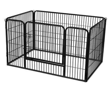 Feandrea Freilaufgitter für Hunde, ca. B122/H70/T80 cm