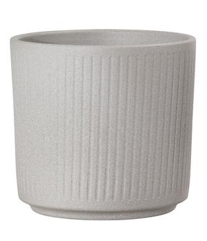 Dehner Keramik-Übertopf Dylan, rund, greige
