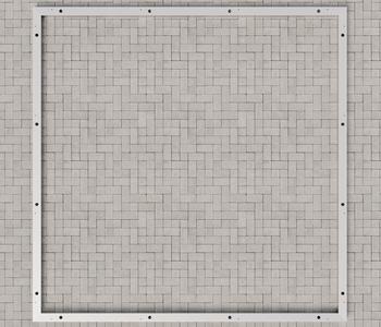 Hörmann Aluminium-Bodenrahmen für Gerätehaus Juno JSD6/JFD6/JPD6