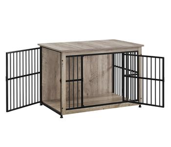 Feandrea Hundekäfig, greige, ca. B98/H69/T65 cm