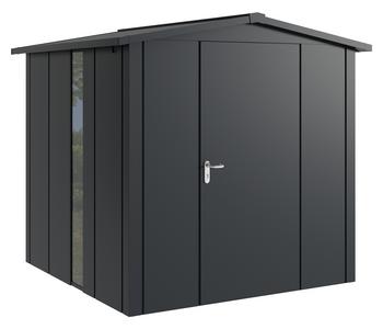 Hörmann Metallgerätehaus Juno JSD5 L-Sk Motiv Design bodentiefes Fenster, ca. B237/H223/T229 cm